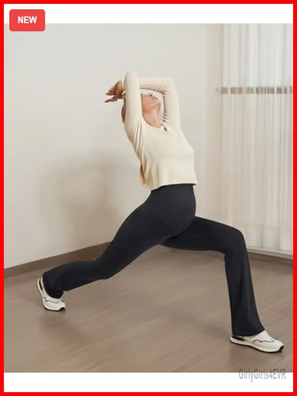 Fleece Lined Maternity Pants Flare Leggings Yoga Pants Work Pregnancy Clothes
